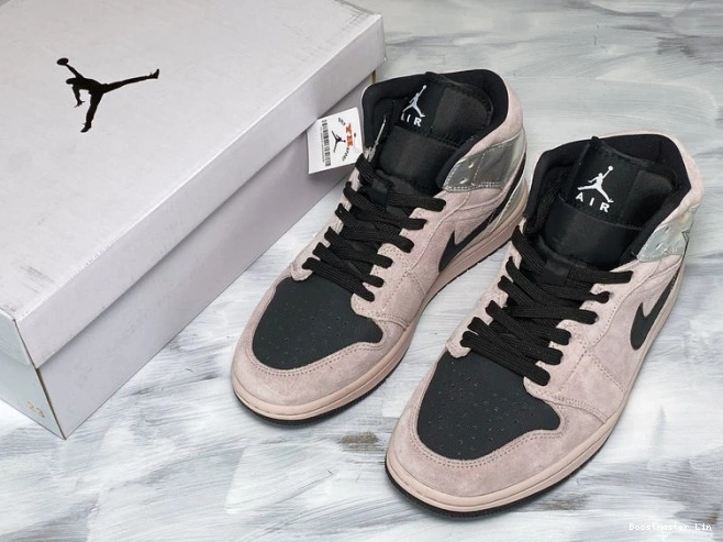 Boostmaster lin BQ6472-602 Iridescent 1 Dirty Mid Powder Air Jordan (W) 0708